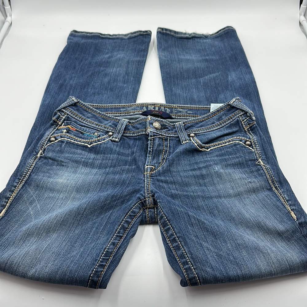 Ariat Ruby Jeans distressed hem boho pockets - Picture 12 of 14